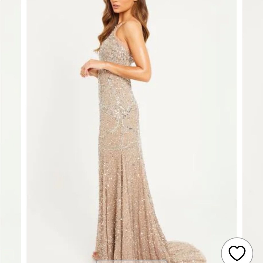 QUIZ evening gown sequins with train